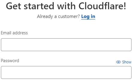 cloudflare registration