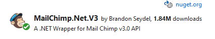 MailChimp.net.v3 by Brandon Seydel
