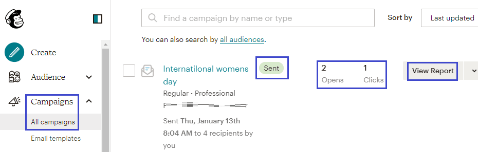 create a Campaign in MailChimp from .Net code